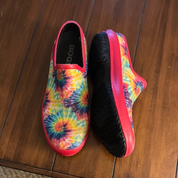 BOGS Woman’s Waterproof‎ Tie-Dye Slip-On Shoes - Multicolor - Picture 1 of 12